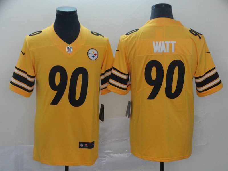 Nike Steelers 90 T.J. Watt Gold Inverted Legend Limited Jersey,We sell and wholesale Nike Steelers 90 T.J. Watt Gold Inverted Legend Limited Jersey on line form chian!